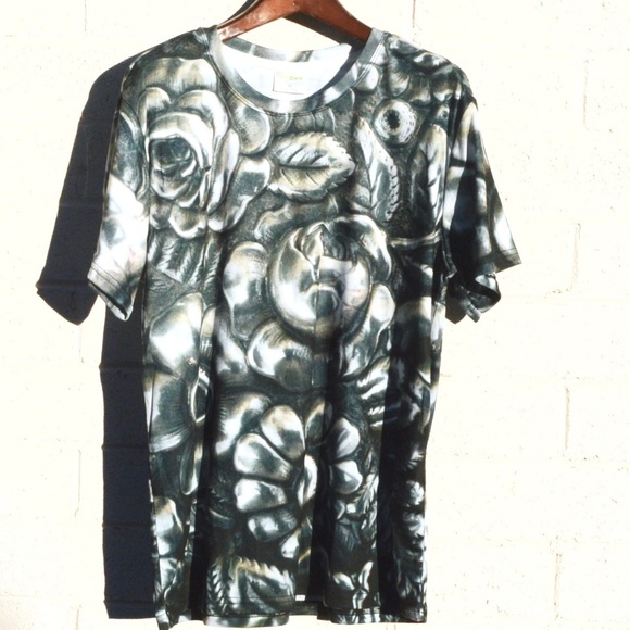 Floral Tiffany Flowers Shirt Bouquet Unisex Blouse - Picture 5 of 7